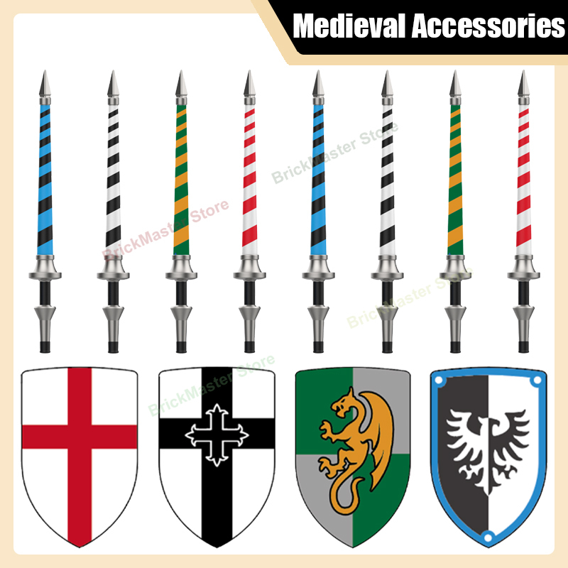 Medieval Military Castle Knigh - đánh giá và giá Lego Minifigure Holder