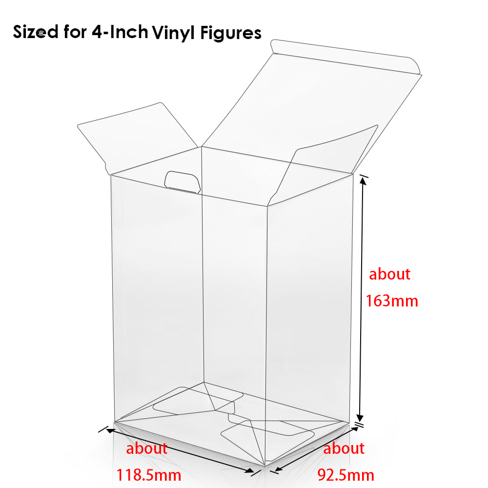 4 inch Clear Protectors Case F - đánh giá và giá Funko Pop Protector