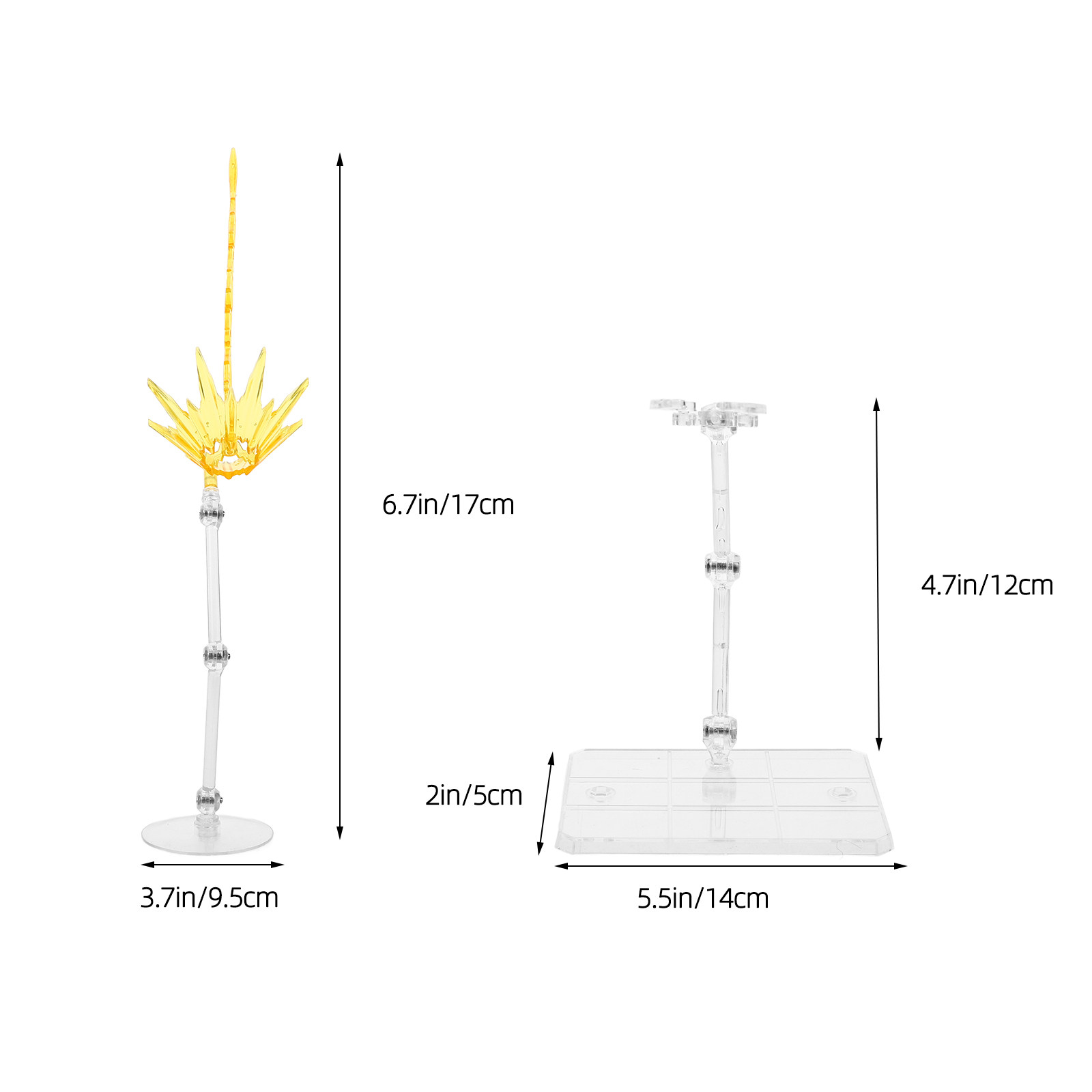 2Pcs Effects Display Stands Ad - đánh giá và giá Action Figure Stand