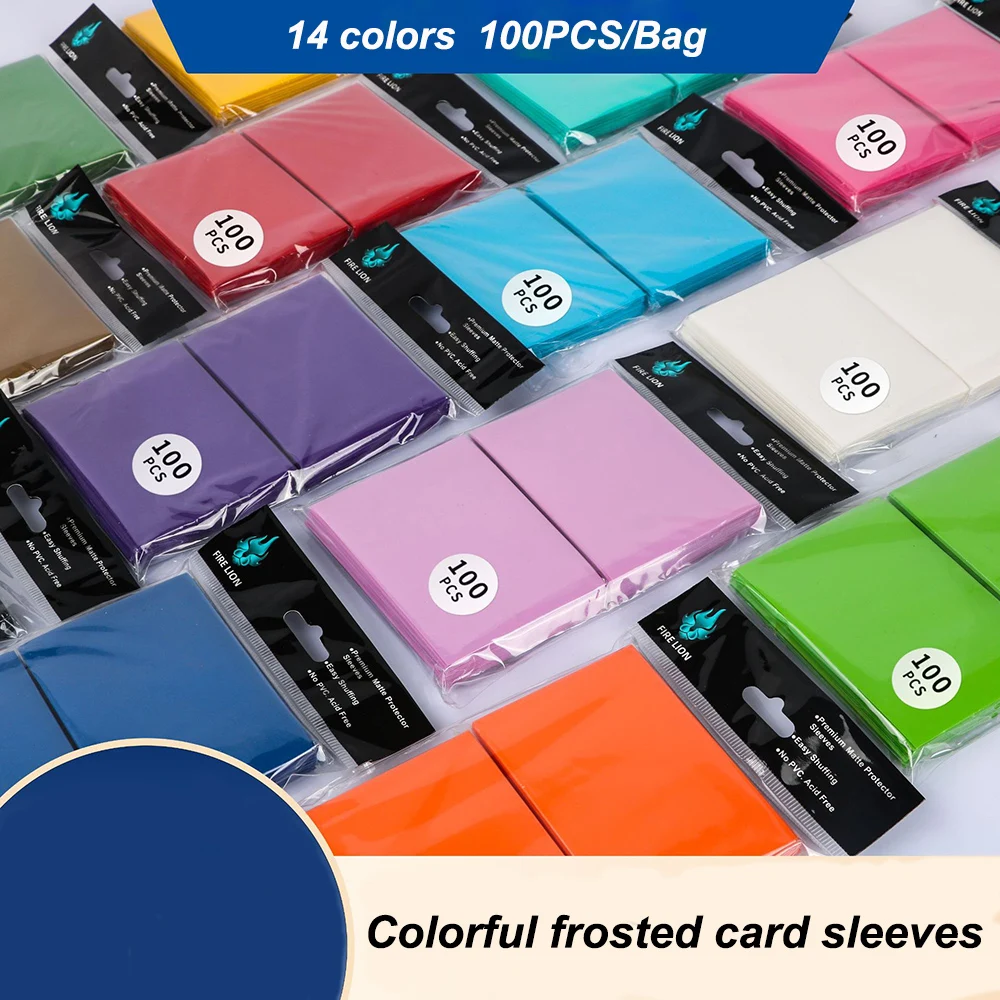 62x89mm 100PCS/Set Solid Matte - đánh giá và giá Card Penny Sleeve