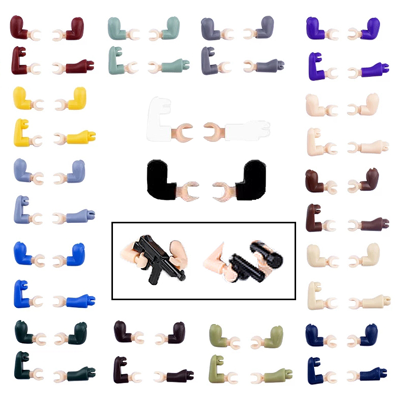 WW2 Nhân Vật Quân Sự Cánh Tay  - đánh giá và giá Lego Minifigure Holder