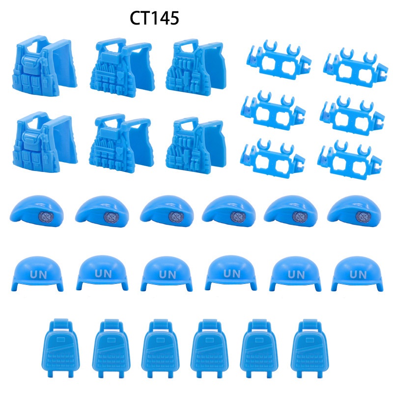 UN peacekeeping Forc Beret Bul - đánh giá và giá Lego Minifigure Holder