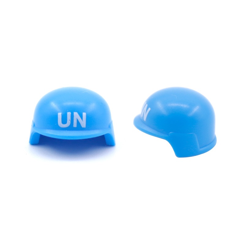 UN peacekeeping Forc Beret Bul - đánh giá và giá Lego Minifigure Holder
