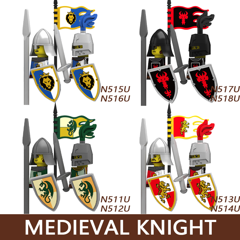 Medieval Castle Soldier Buildi - đánh giá và giá Lego Minifigure Holder