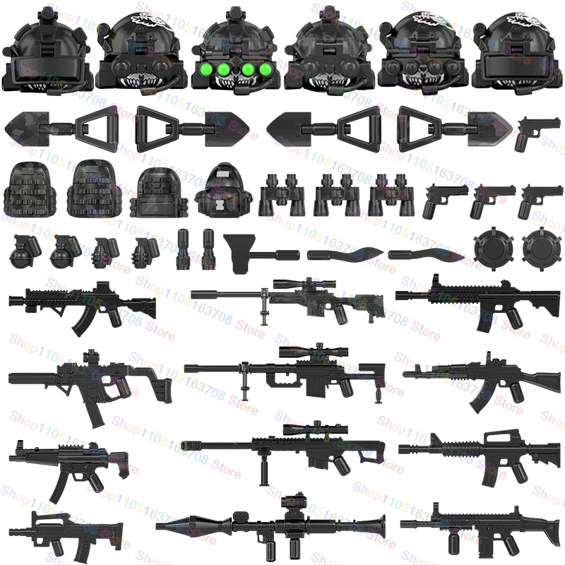 MOC Military Soldiers Action F - đánh giá và giá Lego Minifigure Holder