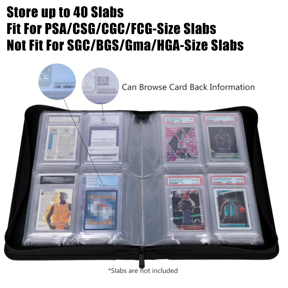Graded Card Binder fits 40 PSA - đánh giá và giá Trading Card Binder