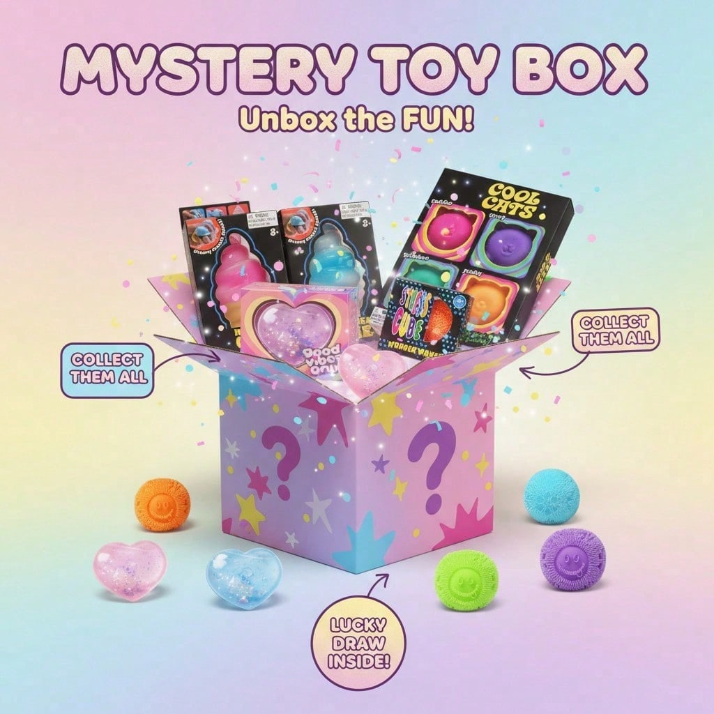 100+ Pieces Assorted Squishy F - đánh giá và giá Mystery Box Blind Bag