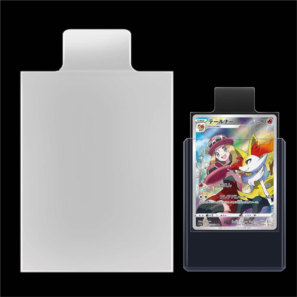 100-500Pcs Transparent Raised  - đánh giá và giá Card Penny Sleeve