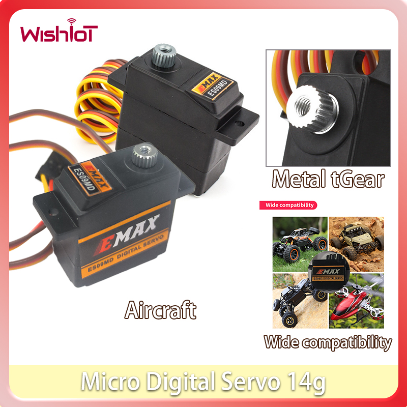 14g Micro Digital Servo ES09MD - đánh giá và giá Model Airplane Plastic