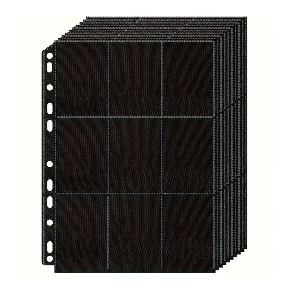 10Pack Black 9-Pocket A4 Tradi - đánh giá và giá Trading Card Binder