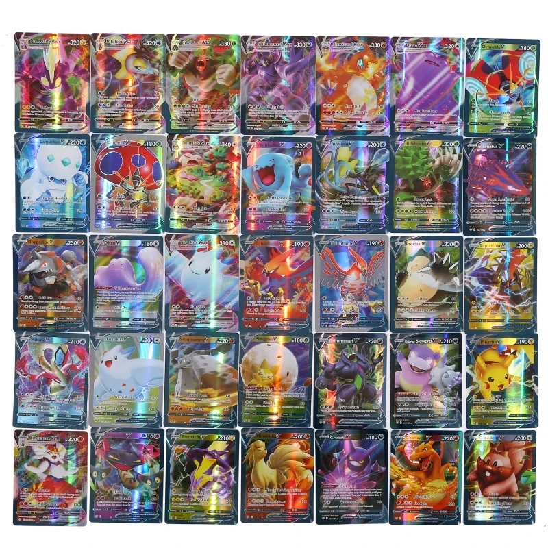 60/100Pcs English Pokemon Card - đánh giá và giá Pokemon Binder Card